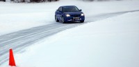 Тесты прокатной Субару на автодроме и на трассе