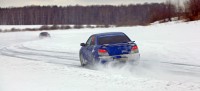 Тесты прокатной Субару на автодроме и на трассе