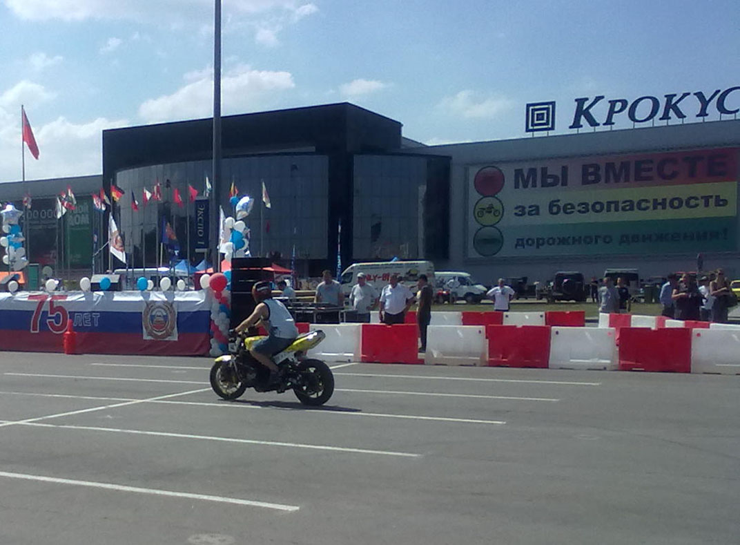 За безопасность дорог. Экстрим Драйв участник акции в честь 75-летия ГАИ