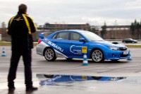 Курс экстремального вождения на профессиональном автодроме Хоккенхайм на спортивных автомобилях Субару.